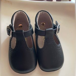 Zapaboo Navy T Strap Shoes